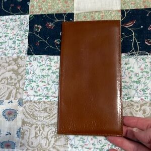 Brown breast pocket male wallet